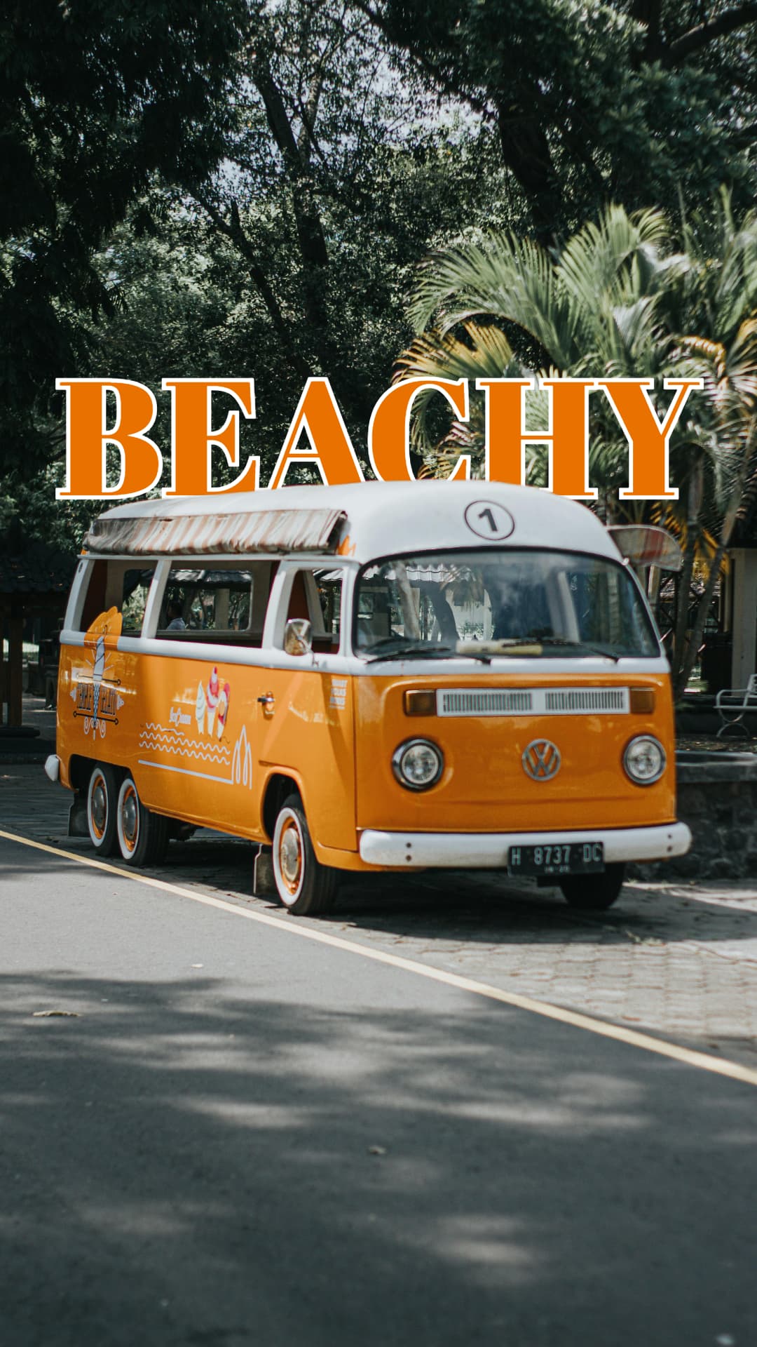 Beach depth effect example